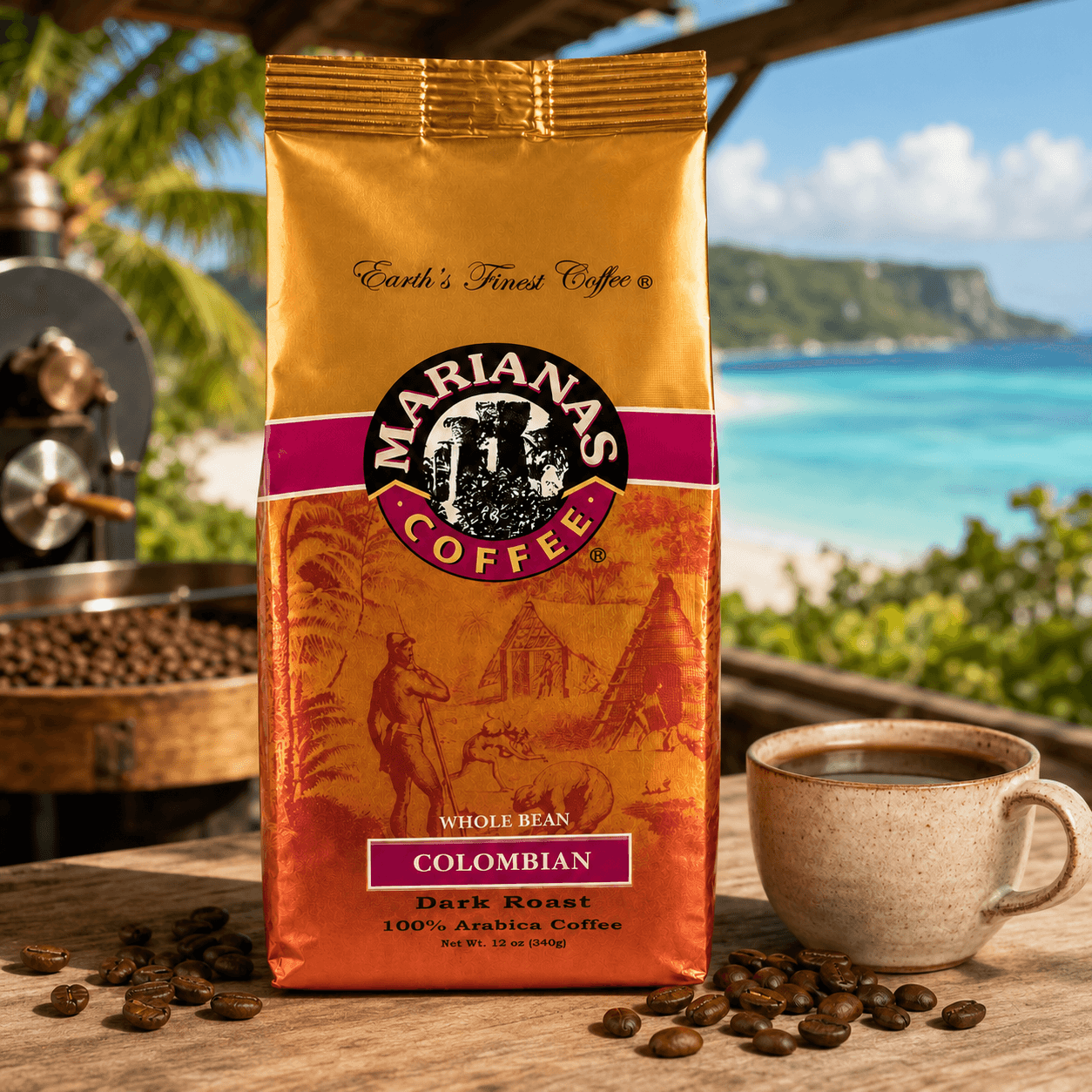 Marianas Coffee Dark Roast bag