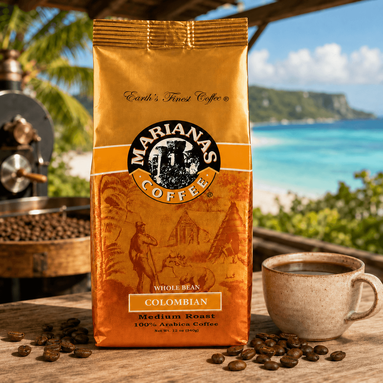 Marianas Coffee Medium Roast bag